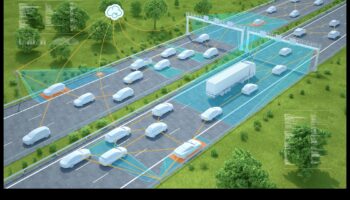 הרמוניה בכביש המהיר: התנועה המסונכרנת של כלי רכב אוטונומיים על הכביש